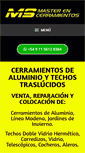 Mobile Screenshot of masterencerramientos.com